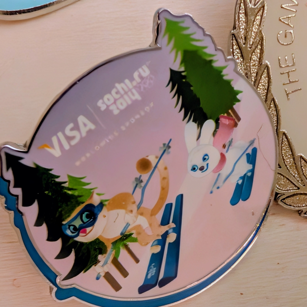 Visa Olympic Sponsor Brooch Collection Of 7 - Picture 5 of 9